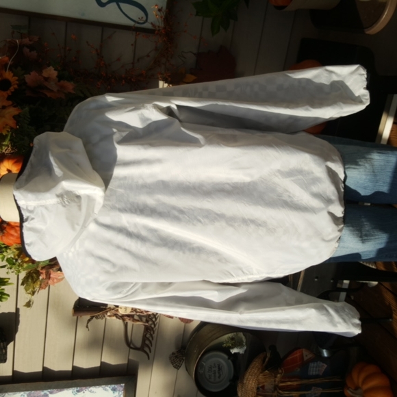 HARLEY-DAVIDSON ♡ White|Black|Orange Check Lining Zip Front Hoodie H-D Jacket M - Picture 12 of 17